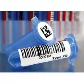 Tube barcode adhesive label | medical barcode adhesive label