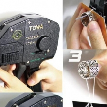 Japan TOWA thread gun |jewelry tag gun |price tag strap gun