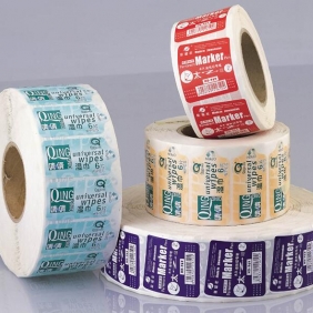 daily adhesive label - baby wipes adhesive label - sanitary napkin removable adh